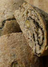 Olive and pumpkin seed bread