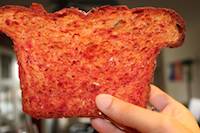 Beet Bread with a touch of Orange Zest