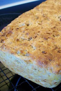Caramelized Onion, Garlic And Sesame Bread