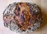 Rye Sourdough with Sunflower Seeds