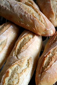Mini French baguettes