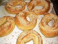 Whole Wheat Sesame Seed Bagels
