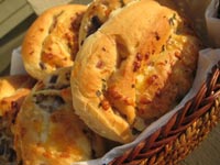 Cheesy Herbed Onion Buns