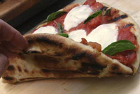 Grilled Pizza Margherita