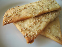 Lavash crackers (Armenian flatbread)
