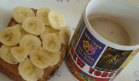 Peanut butter and Bananas on Toast