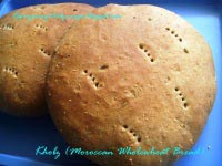 Khobz (Moroccan Wholewheat Bread)