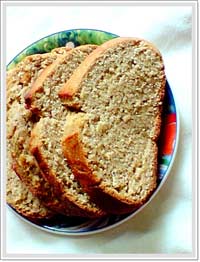 healthy wholewheat sweet bread
