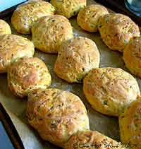 Carrot Herb Rolls