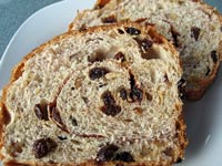 Cinnamon Raisin Walnut Bread