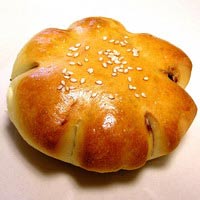 Baked red bean buns