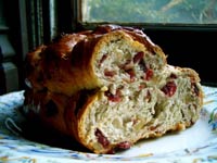 Double-Braided Cranberry-Walnut Celebration Bread