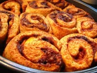 Whole What Peach Cinnamon Buns