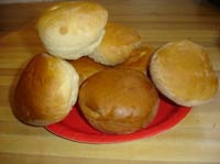 Hamburger Buns and Cheese Bread