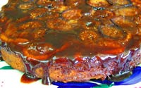 Fig and orange upside down cake