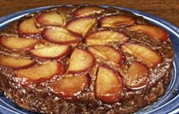 Plum-Ginger Upside-Down Cake