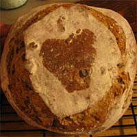 Apple Walnut sourdough