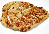 Red Bell Pepper,Walnut & Gouda French Fougasse