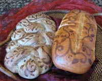 Painted decorative Breads