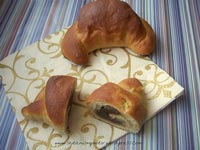 Marzipan Gianduia Crescent Rolls