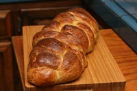 Sourdough Pumpkin Cranberry Challah