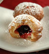 Blueberry & Raspberry Jelly Doughnuts