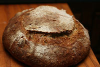 Strawberry Banana Macadamia Nut Sourdough